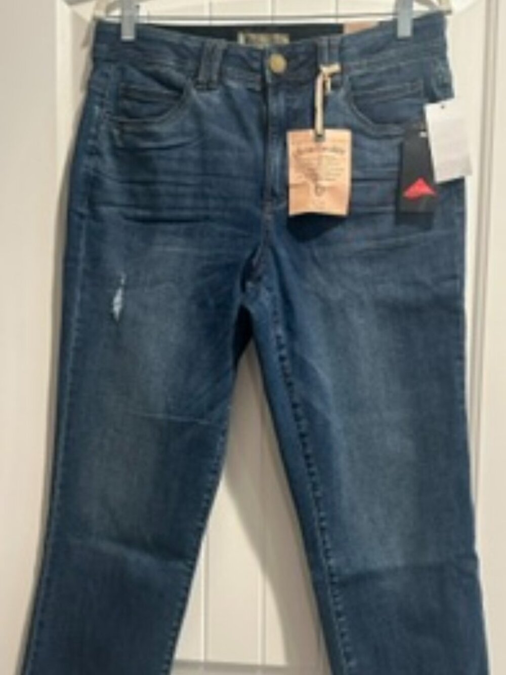 NWT Democracy "AB" Solution High Rise Slim Straight Jeans size- 12